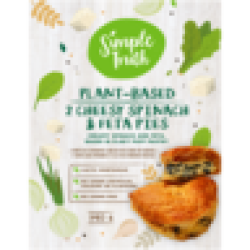 Frozen Plant-based Cheesy Spinach & Feta Pies 340G