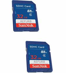 Sandisk 32GB Sdhc Flash Memory Card SDSDB-032G-B35 Renewed 2 Pack