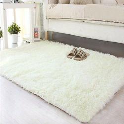 Afut Square Fluffy Rugs Anti Skid Shaggy Carpet Floor Mats Ideal For Dining Room Home Bedroom Living Room 40x60cm White R750 56 Fancy Dress