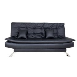 Torres Sleeper Couch - Faux Leather Pu -black