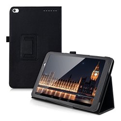 Kwmobile Elegant Synthetic Leather Case For Huawei Mediapad T1 10 In Black With Convenient Stand Feature