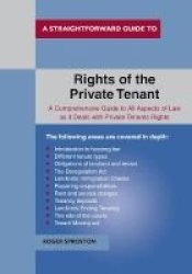 The Rights Of The Private Tenant Paperback 6TH Revised Edition