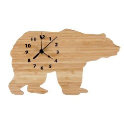 Trend Lab Wall Clock Northwoods Bear