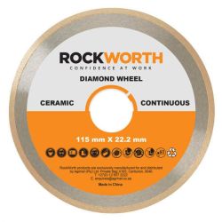 Rockworth - Diamond Wheel 115MM Continuous Rim - 10 Pack