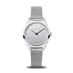 Ultra Slim Polished Silver Women's Watch 17031-000