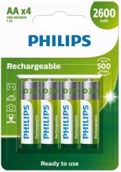Philips Aa 2600MAH 4 Pack Rechargeble