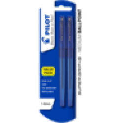 Blue Supergrip Ballpoint Pens 2 Pack