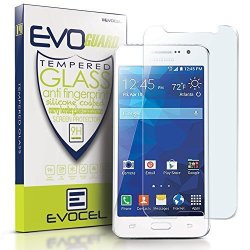 Galaxy Grand Prime Glass Screen Protector Evocel Evoguard 0.33MM Tempered Glass Screen Protector HD Clarity Anti-scratch & Bubble Free G530 G530H G530F G530M G530T