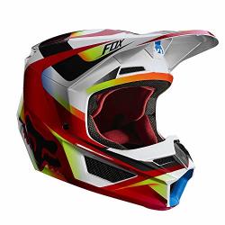 Fox Racing 2019 V1 Motif Men's Off-road Motorcycle Helmet - Red white XL