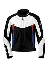 BMW Genuine Motorrad Motorcycle Race Jacket Black White Blue Red Size XL