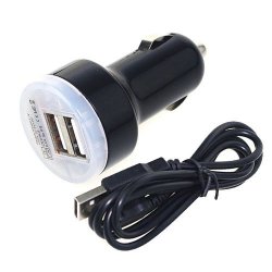 Digipartspower Car Charger USB Cable Cord For Motorola Nokia 1606 3555 3606 6205 6350 6555 2605 6750 E73 Mirage 2705 Shade 6500 Slide 7205 Intrigue 808 Pureview 8600 Luna C3-01