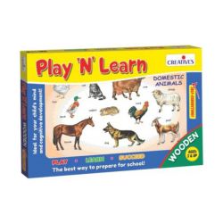 Play And Learn Puzzles Domestic Animals
