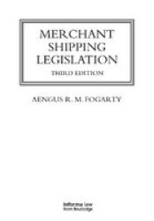 Merchant Shipping Legislation Paperback 3RD New Edition