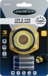 Leisure Quip Leisure-quip Cob LED Headlight - 150LUMENS And 3 Aaa Batteries