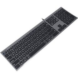 Macally Ultra Slim Wired Usb-c Keyboard For Mac Us English