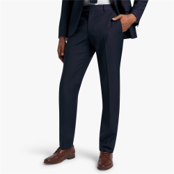 Men&apos S Collezione Wool Suit Navy Trousers