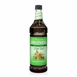Monin Chai Tea Concentrate 33.8-OUNCE Plastic Bottle 1 Liter