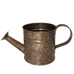 Pamper Hamper Ph Garden - Watercan Metal Plant Pot 11CM Antique Copper