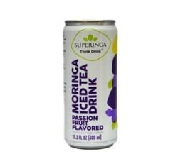 Moringa Iced Tea Drink: Passion Fruit Flavoured - Case 24 X 300ML Cans