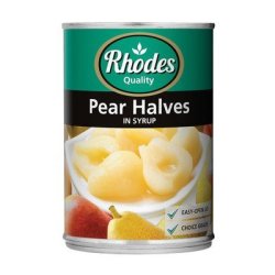 Rhodes Pear Halves In Syrup 410G