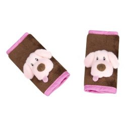 J Is For Jeep Strap Covers Puppy Pink Brown Infant Car Seat Strap Covers Baby Seat Belt Covers Stroller Accessories Head Support Shoulder Pads