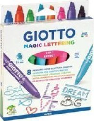 Magic Lettering Markers 8 Pieces