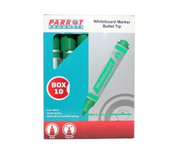 Whiteboard Markers 10 Markers - Bullet Tip - Green