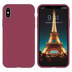 Shockproof Liquid Soft Silicone Case For Iphone X XS 5.8 Cover