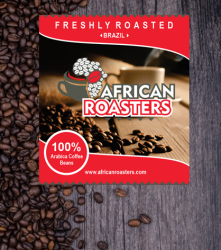 African Roasters Brazil Coffee Beans - 500G Beans Only