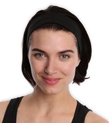 Women's Yoga Headband No Slip Workout Sweatband - Sports Headband For Running Crossfit Volleyball Or Fashion - Stylish Secure & Super Comfortable. Ultimate
