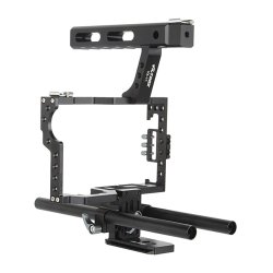 Pro Video Recording Stabilizer cage For Video Mirrorless & Even Small Dslr Cameras