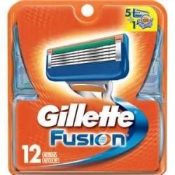 Gillette Fusion Manual Men's Razor Blade Refills 12 Count Sold By HERO24HOUR Thank You