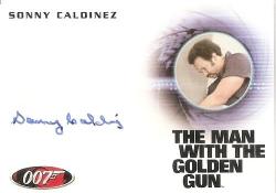 James Bond 50th Anniversary - Sonny Caldinez "autograph Card A184 "limited Edition