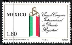 Mexico 1980 Civil Justice Congress Complete Set Sg 1576 Unmounted Mint Complete Set