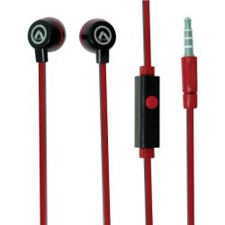 Amplify Pro Vibe Series Earphones With MIC - Black red