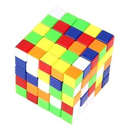 Qiyi 5 5 5 Stickerless Professional Speed Magic Cube Twisty Magic Puzzle 1PIECE Children's Educational Toy