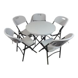 Sastro - 5 Folding Chair Outdoor Dining Table COMBO-TP1