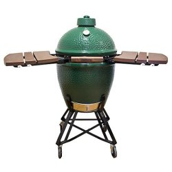 Big Green Egg Large Bbq With Shelves And Charcoal