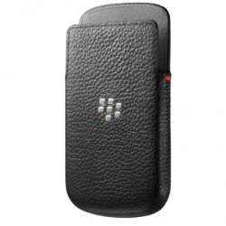 BlackBerry Q10 Premium Leather Pocket - Black