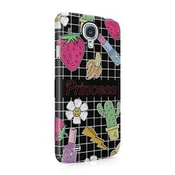 Princess Girly Stuff Pattern Hard Plastic Phone Case For Samsung Galaxy S4 MINI