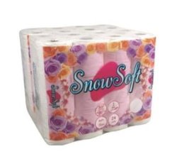Snow Soft 1 Ply Virgin Toilet Paper Bale 48'S