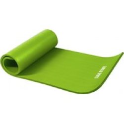 Deluxe Nbr Yoga Mat Lime Green 190X60X1.5CM