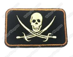 Wg016 Seal Team 6 Skull Patch With Velcro - Full Color