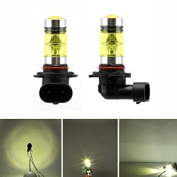 2X HB3 9005 LED Fog Light Bulb 100W High Power 2828 Smd Gold Yellow LED Bulbs Projector Fog Driving Drl Light Lamps