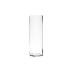 Cylinder Glass Vase - 20X10CM