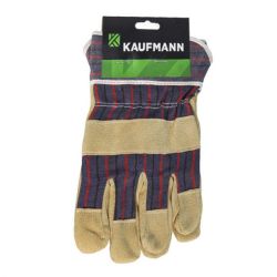 Bulk Pack X 7 Kaufmann Cotton Glove + Leather Palm