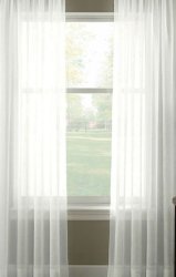 Plain Frosted White Curtain 5m X 230cm Hurry Dont Get Left Also Available In Cream