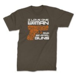Ton Love And Guns Unisex Premium T-Shirt Od Green