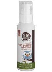 Pure Beginnings 100ml Soothing Baby Massage & Bath Oil with Kalahari Melon