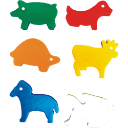 Animal Shapes In A Bag 72PC